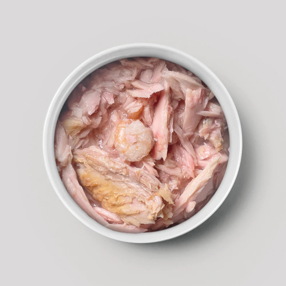 12 Tuna & Shrimps in broth